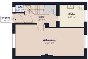 Ohlenhof | Ansprechendes Reihenmittelhaus mit Balkon und Terrasse – Die vollständige Adresse der Immobilie erhältst du vom Anbieter., 28239 Ohlenhof, Bremen – Vorschaubild 19
