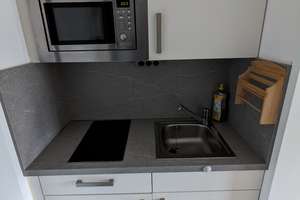 Neuwertige möblierte 1-Raum-Wohnung mit Balkon und Einbauküche in Regensburger Innenstadt – Kumpfmühler Straße 9, 93047 Innenstadt, Regensburg – Vorschaubild 3