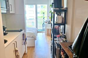Stylishes Studentenapartment in Top-Lage – kompakt, modern, mittendrin – Die vollständige Adresse der Immobilie erhältst du vom Anbieter., 86153 Am Schäfflerbach, Augsburg – Vorschaubild 4