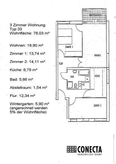 Wohnung Mit Garten Wintergarten Ebk Tg In Beliebter Wohnanlage Hell Und Freundlich