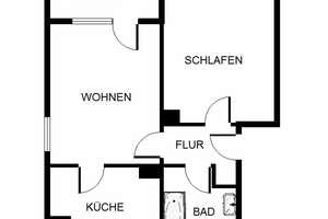 Attraktive 2,5-Zimmer-Wohnung in ruhiger Lage – mit großem Sonnenbalkon – Hegemannsfeld 1, 45327 Katernberg, Essen – Vorschaubild 6