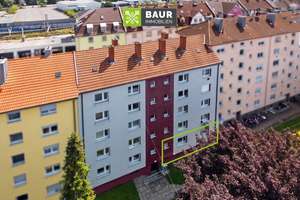 Vermietete 3-Zimmerwohnung  
in zentraler Lage von Neu-Ulm mit 5% Bruttorendite – Die vollständige Adresse der Immobilie erhältst du vom Anbieter., 89231 Neu-Ulm – Vorschaubild 3