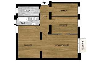 Vermietete Altbauwohnung in Schöneberg-Wilmersdorf(Nähe Victoria-Luise-Platz), provisionsfrei – Regensburger Straße 28, 10777 Wilmersdorf, Berlin – Vorschaubild 11