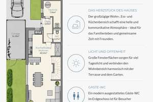 Neubau / Erstbezug: Großzügige Doppelhaushälfte in Bad Friedrichshall – Die vollständige Adresse der Immobilie erhältst du vom Anbieter., 74177 Bad Friedrichshall – Vorschaubild 3