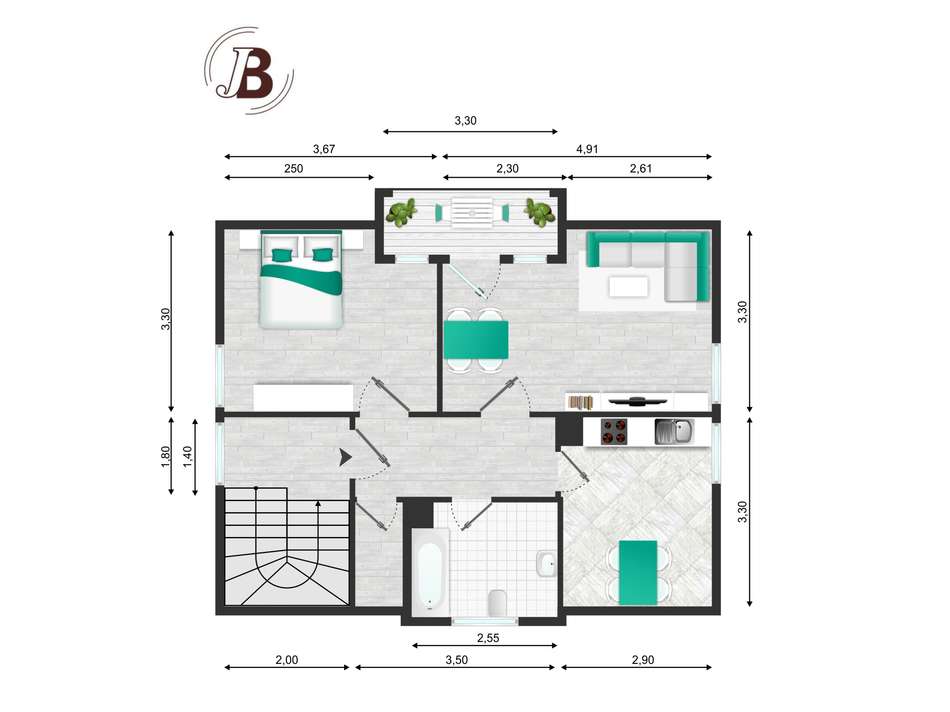 Grundriss DG