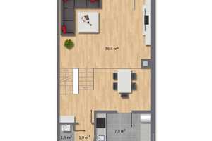 Junges Baujahr! DHH mit rd. 113 m², Garten und Garage in begehrter, ruhiger Sackgassenlage von Kray  – Essen – Vorschaubild 15