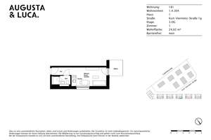 Domizil für Singles! Modernes 1-Zimmer-Apartment – Kurt-Viermetz-Straße 1g, 86150 Bahnhofs-, Bismarckviertel, Augsburg – Vorschaubild 11