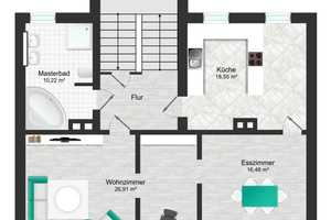 07973! Greiz - Haus mit großer Wohnung  u. kleinem Grundstück – Greiz (Kreis) – Vorschaubild 21