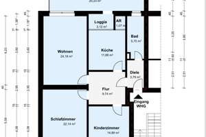 Traumhafte 3,5-Zimmer-Wohnung in Düsseldorf-Oberkassel – Die vollständige Adresse der Immobilie erhältst du vom Anbieter., 40545 Oberkassel, Düsseldorf – Vorschaubild 5