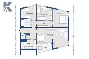 Rheinblick. Skyline. 4 Zimmer. Linksrheinisch-Zentral. – Mevissenstr. 16, 50668 Neustadt/Nord, Köln – Vorschaubild 23