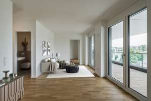 Direkt am Wasser: Exklusive 2-Zimmer-Wohnung mit Rheinblick – 67061 Süd, Ludwigshafen am Rhein – Vorschaubild 3