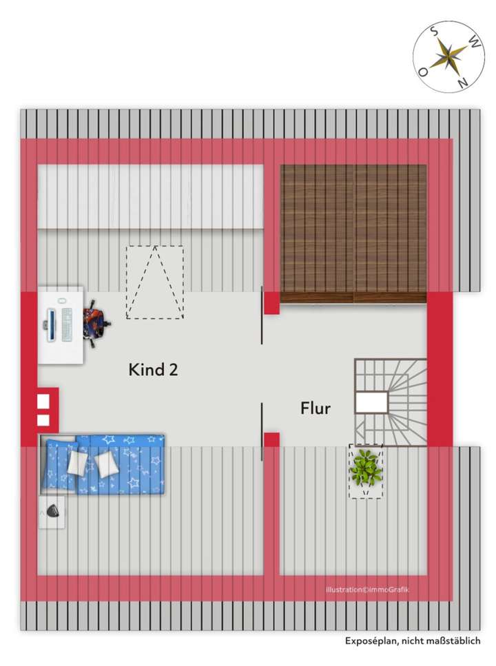 Grundriss Dachgeschoss