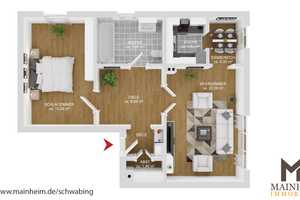 Wo München am schönsten ist – exklusive 2-Zimmer-Wohnung am Englischen Garten – München – Vorschaubild 47