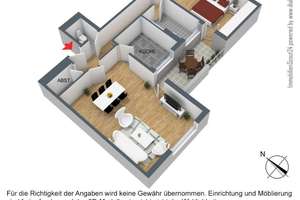 Gut geschnittene 2-Zimmer-Wohnung mit Balkon – Almatastr. 29, 28219 Walle (Ortsteil), Bremen – Vorschaubild 5