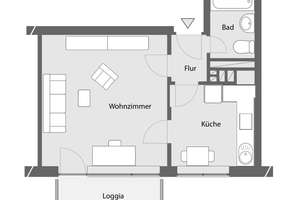 1-Zimmer Wohnung in Südlage, Schwabing-West* – Destouchesstraße 60, 80796 Am Luitpoldpark, München – Vorschaubild 1