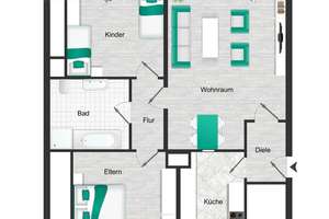 LORENZ-Angebot in Wattenscheid: Individuelle 3,5-R.-Balkonterrassen-Dachgeschoss-W. in ruhiger Lage. – Die vollständige Adresse der Immobilie erhältst du vom Anbieter., 44866 Wattenscheid-Mitte, Bochum – Vorschaubild 70