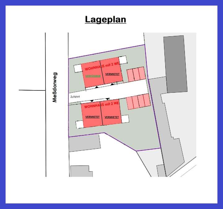 Lageplan - Zufahrten