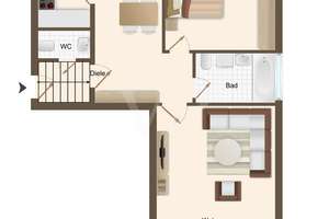 Wohnung für die kleine Familie in bevorzugter Lage – Die vollständige Adresse der Immobilie erhältst du vom Anbieter., 53177 Muffendorf, Bonn – Vorschaubild 14
