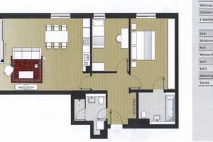 hochwertige 3-Zimmer-Wohnung in Köln-Junkersdorf von privat zu verkaufen – 50858 Junkersdorf, Köln – Vorschaubild 2