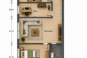 Urbanes Wohnen mit Panorama – Attraktive 3-Zimmer-Wohnung in Köln – Haselnußhof 1, 50767 Heimersdorf, Köln – Vorschaubild 10