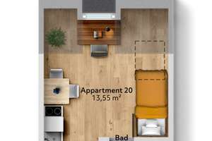 Neubau: Mikroapartments in KFW 55-Standard (A+) | Ap. 20 – Die vollständige Adresse der Immobilie erhältst du vom Anbieter., 81247 Obermenzing, München – Vorschaubild 8