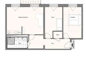 Neubau Erstbezug 3-Zimmer-Wohnung mit Einbauküche und Balkon – Hagedornstraße 92, 12487 Johannisthal, Berlin – Vorschaubild 1