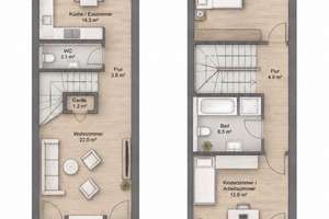 Alltagstaugliche 3-Zimmer-Wohnung mit Balkon in Frankfurt Riedberg – 60438 Kalbach-Riedberg, Frankfurt am Main – Vorschaubild 6