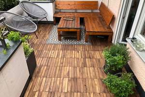 Ruhige 3-Zimmer-Penthouse-Wohnung  in Schwabing West! Teilmöbliert! (Nähe Luitpoldpark)