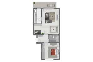 Ehrenfeld: Bezugsfreie 2-Zimmer-Wohnung mit Balkon - ideal für Eigennutzer und Kapitalanleger! – Die vollständige Adresse der Immobilie erhältst du vom Anbieter., 50825 Ehrenfeld (Ortsteil), Köln – Vorschaubild 7