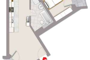 Attraktive 2-Zimmer-Wohnung mit zwei Balkonen am Auerdreieck – Die vollständige Adresse der Immobilie erhältst du vom Anbieter., 10249 Friedrichshain, Berlin – Vorschaubild 13