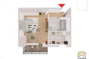 Gepflegte 1-Zimmer-Wohnung mit Balkon – ideal zur Eigennutzung oder als Kapitalanlage – Die vollständige Adresse der Immobilie erhältst du vom Anbieter., 13587 Hakenfelde, Berlin – Vorschaubild 3