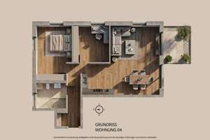 3-Zimmer Neubauwohnung mit Balkon in ruhiger Lage – Die vollständige Adresse der Immobilie erhältst du vom Anbieter., 86916 Kaufering – Vorschaubild 2