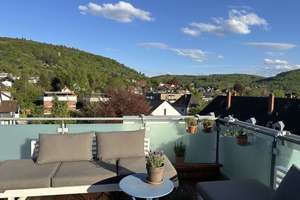 Wohnen über den Dächern von Ettlingen – 4-Zimmer-Dachgeschosswohnung mit traumhafter Terrasse.