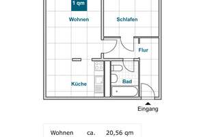 Hier lässt es sich aushalten: praktische 2-Zimmer-Wohnung – Herzberger Str. 12, 1239 Prohlis-Nord, Dresden – Vorschaubild 2