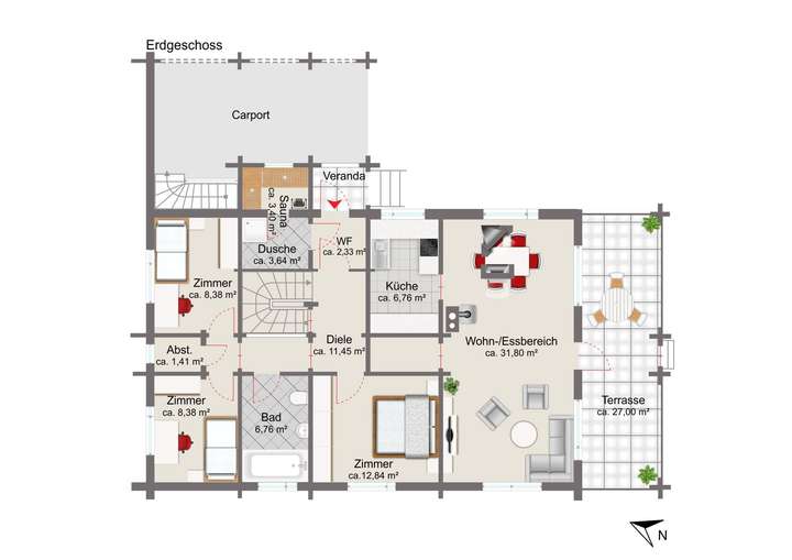 Grundriss Erdgeschoss