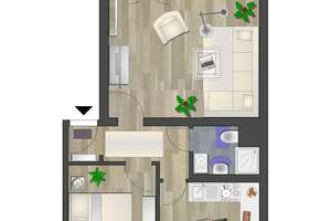 Schöne Pärchenwohnung mit Balkon – Fürstenstr. 118, 9130 Sonnenberg, Chemnitz – Vorschaubild 5