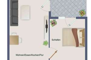 Moderne 2-Zi-Wohnung mit Einbauküche und Terrasse, neuwertig, in zentraler, verkehrsgünstiger Lage – Mannheimer Straße 38, 68309 Käfertal, Mannheim – Vorschaubild 2