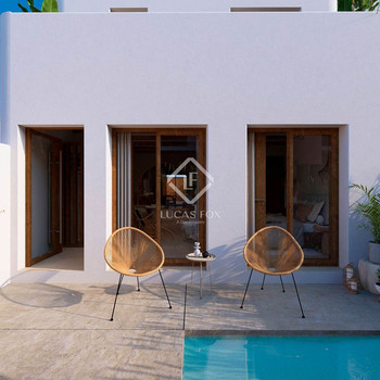 Mediterranes Reihenhaus mit privatem Pool in der Wohnanlage Mediterranea Villas in El Puig, in unmit