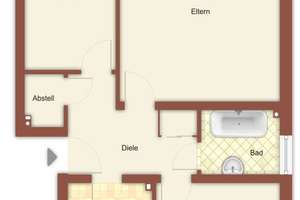 Wohnen in ruhiger Lage von Rheindahlen! Helle 3 Zimmer Wohnung mit Balkon – Dietrich-Hülsen-Weg 12, 41179 Rheindahlen-Mitte, Mönchengladbach – Vorschaubild 3