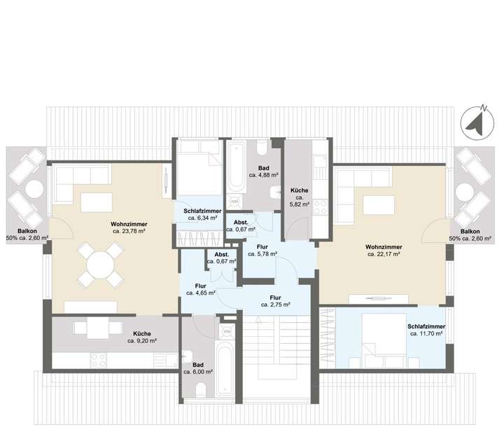 Grundriss - Dachgeschoss