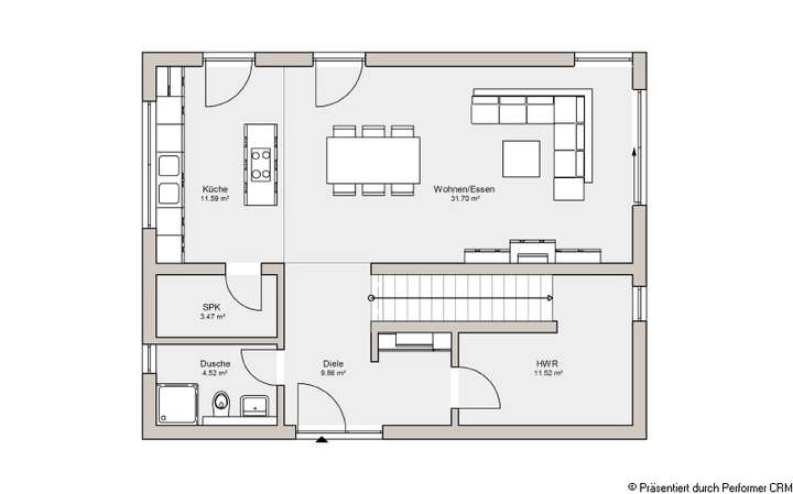 Grundriss Erdgeschoss