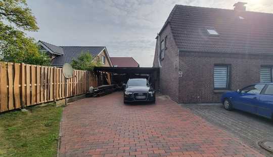 Bild von Stilvolle Doppelhaushälfte mit ca. 130 m² Wohn- und Nutzfläche, Carport, Garten und neuer Heizung