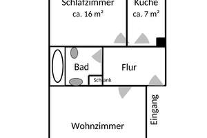 2-Zimmer Wohnung mit Balkon am Park in Köln-Mülheim – Lassallestraße --, 51065 Mülheim (Ortsteil), Köln – Vorschaubild 2