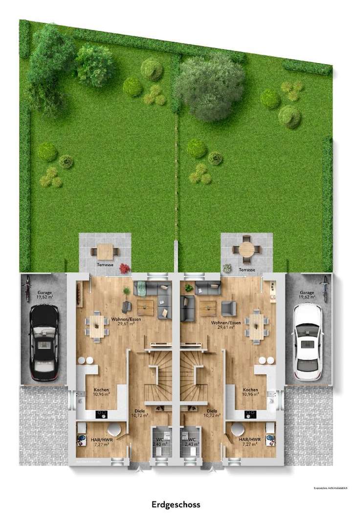 Grundriss: Erdgeschoss