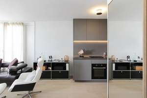 Großzügiges Neubau-Apartment mit Design-Küche und Blick zum Olympiaturm – Infanteriestraße 14, 80797 Schwere-Reiter-Straße, München – Vorschaubild 4