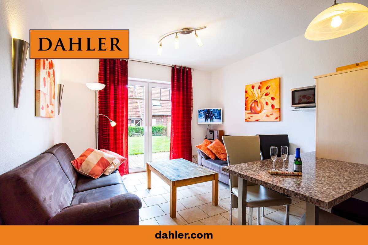 Immobilie in Werdum - Werdum: Ferienhaus im Reihenmittelhauscharakter mit Terrasse - Bild 1