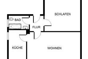 Wohlfühlwohnung: schöne 2-Zimmer-Dachgeschosswohnung – 44339 Eving (Ortsteil), Dortmund – Vorschaubild 6