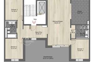 4,5-Zi-Penthouse mit XXL-Dachterrasse + Ein Zuhause mit Weitblick! – 60438 Kalbach-Riedberg, Frankfurt am Main – Vorschaubild 28