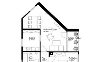 Möblierte 2-Zimmer-Wohnung mit besonderem Flair auch zum Selbstbezug! – Die vollständige Adresse der Immobilie erhältst du vom Anbieter., 81369 Mittersendling, München – Vorschaubild 15