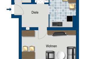 Sanierte Altbauwohnung – Zeppelinstr. 84, 13583 Falkenhagener Feld, Berlin – Vorschaubild 2